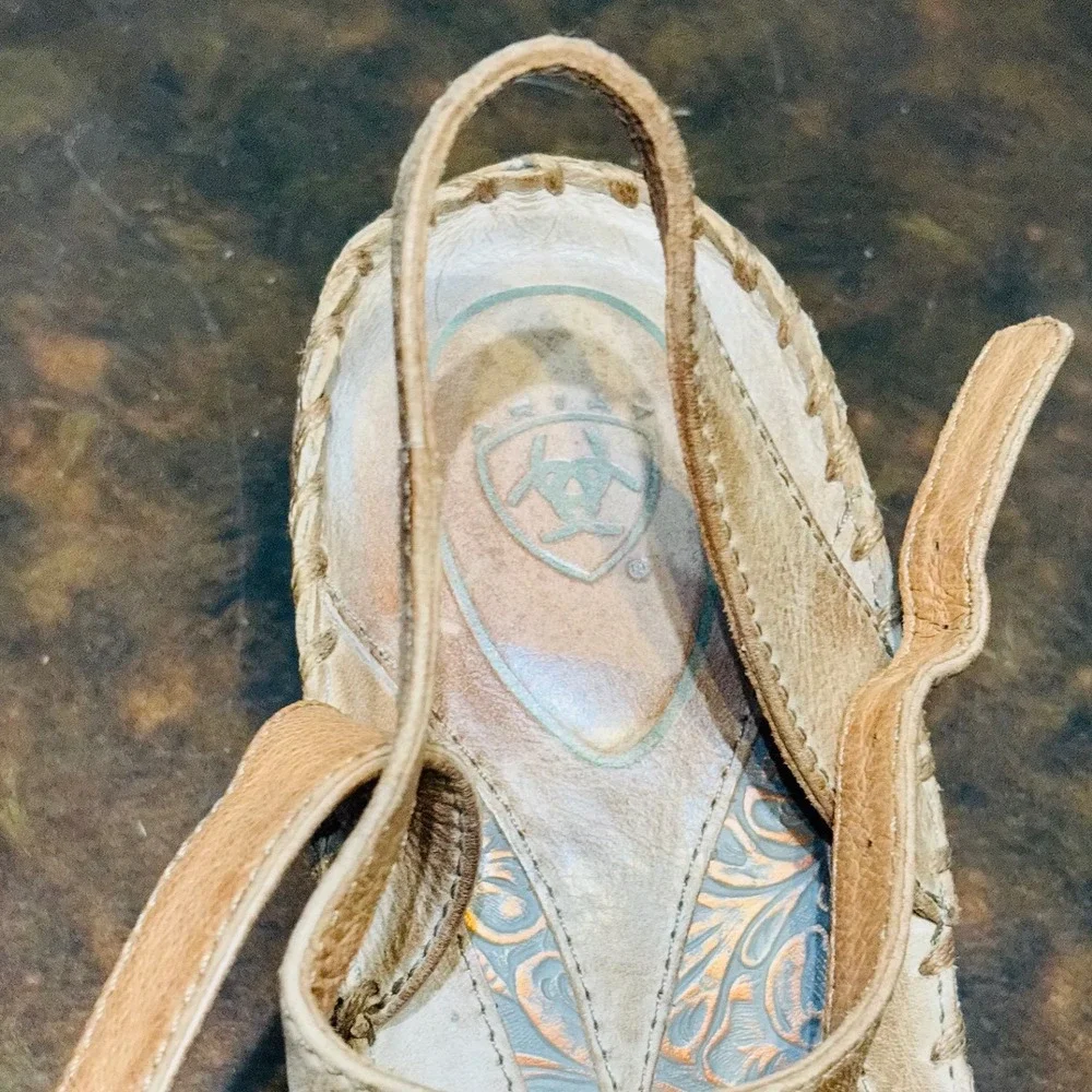 Ariat leather wedge